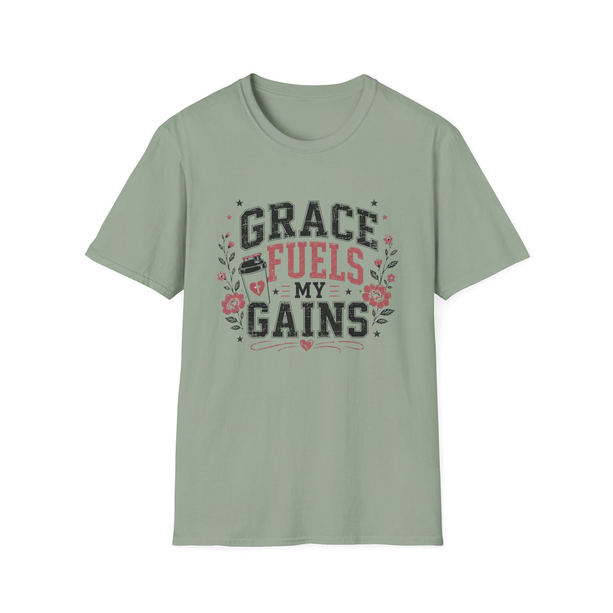 Grace Fuels My Gains T- Shirt
