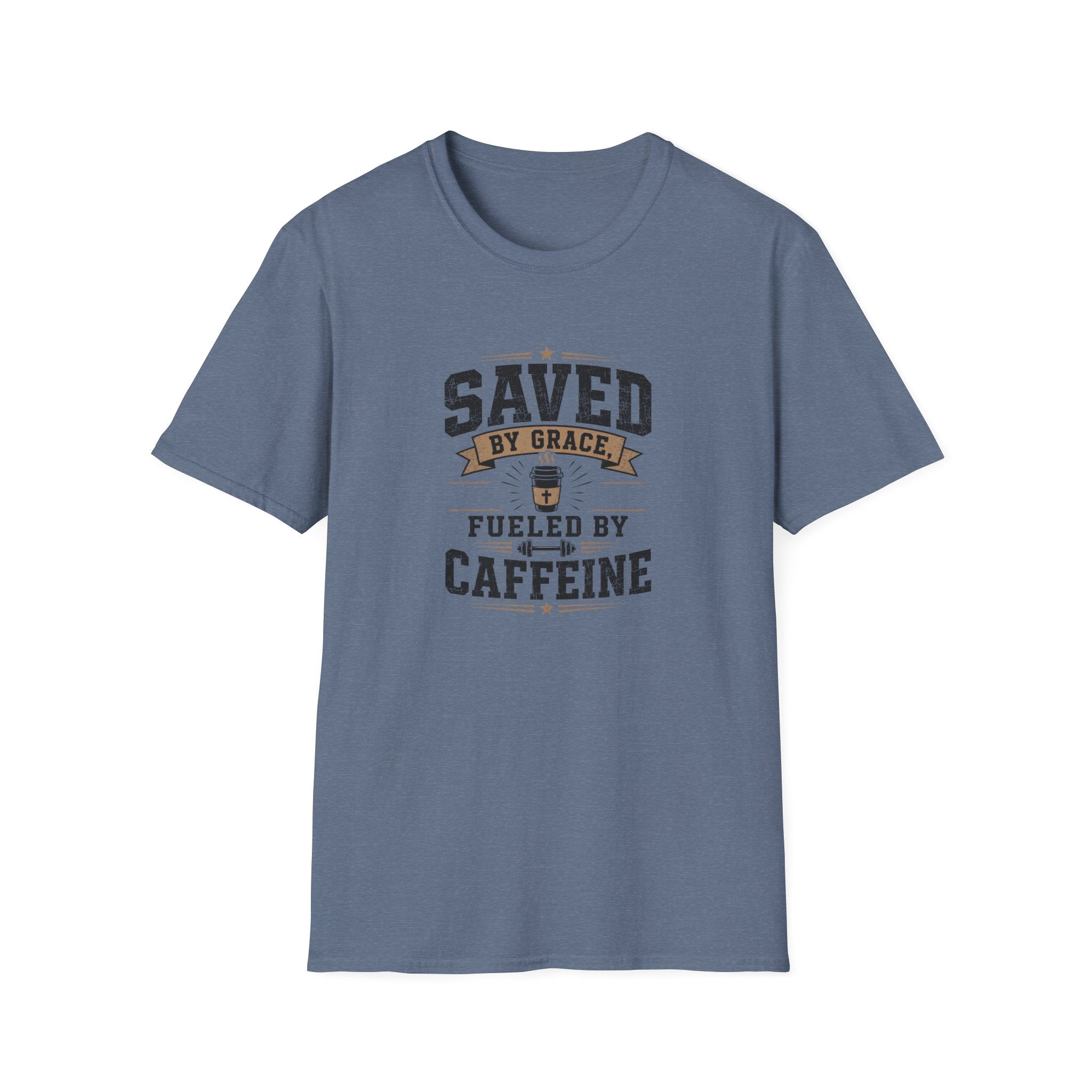 Saved By Grace Fueled By Caffeine T-Shirt