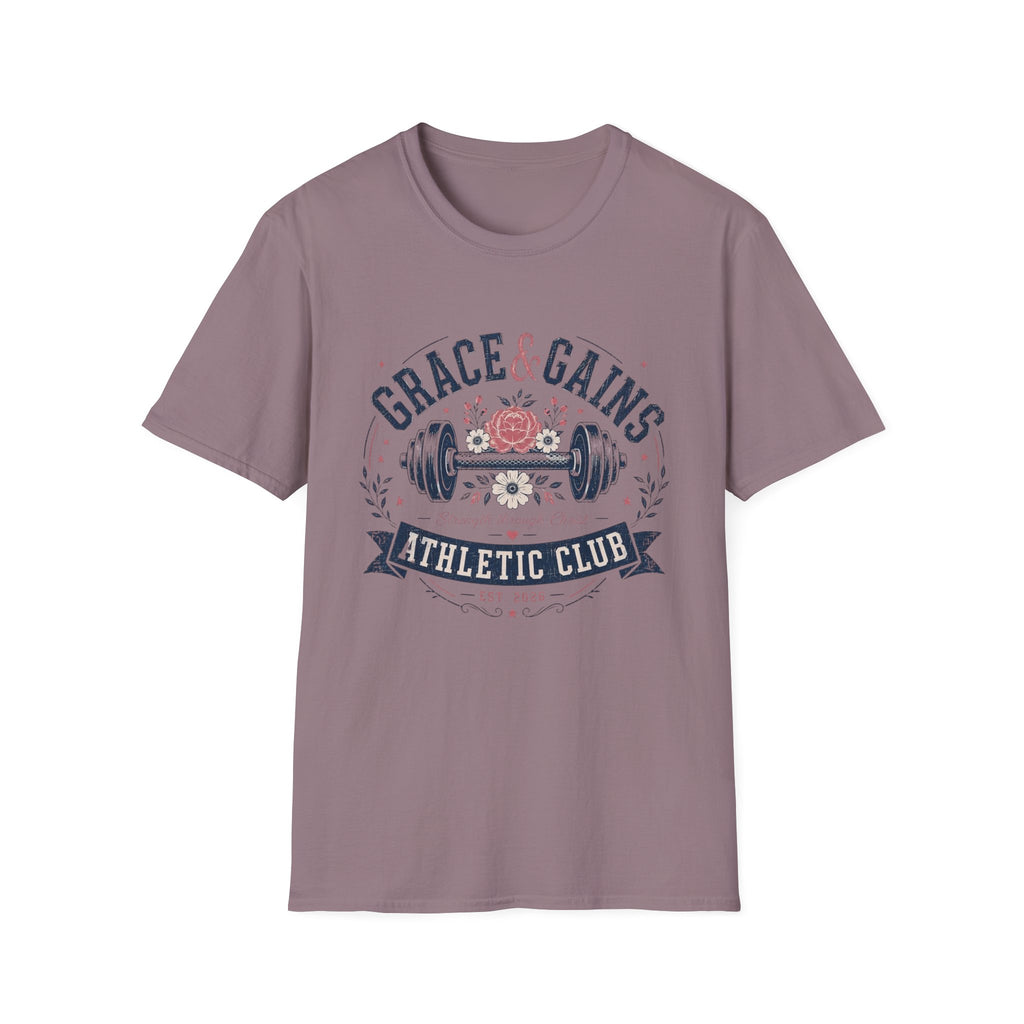 Grace & Gains Athletic Club T- Shirt