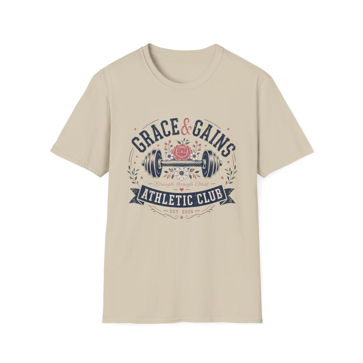 Grace & Gains Athletic Club T- Shirt