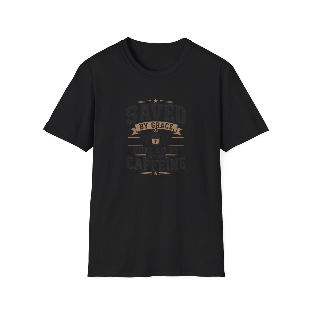 Saved By Grace Fueled By Caffeine T-Shirt