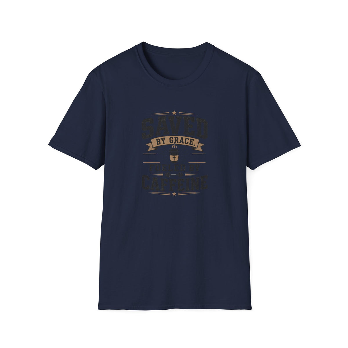 Saved By Grace Fueled By Caffeine T-Shirt