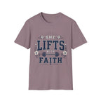 She Lifts With Faith T-Shirt