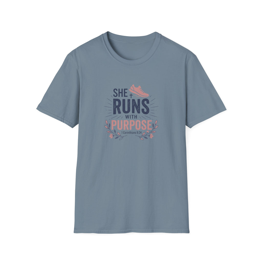 She Runs With Purpose T-Shirt