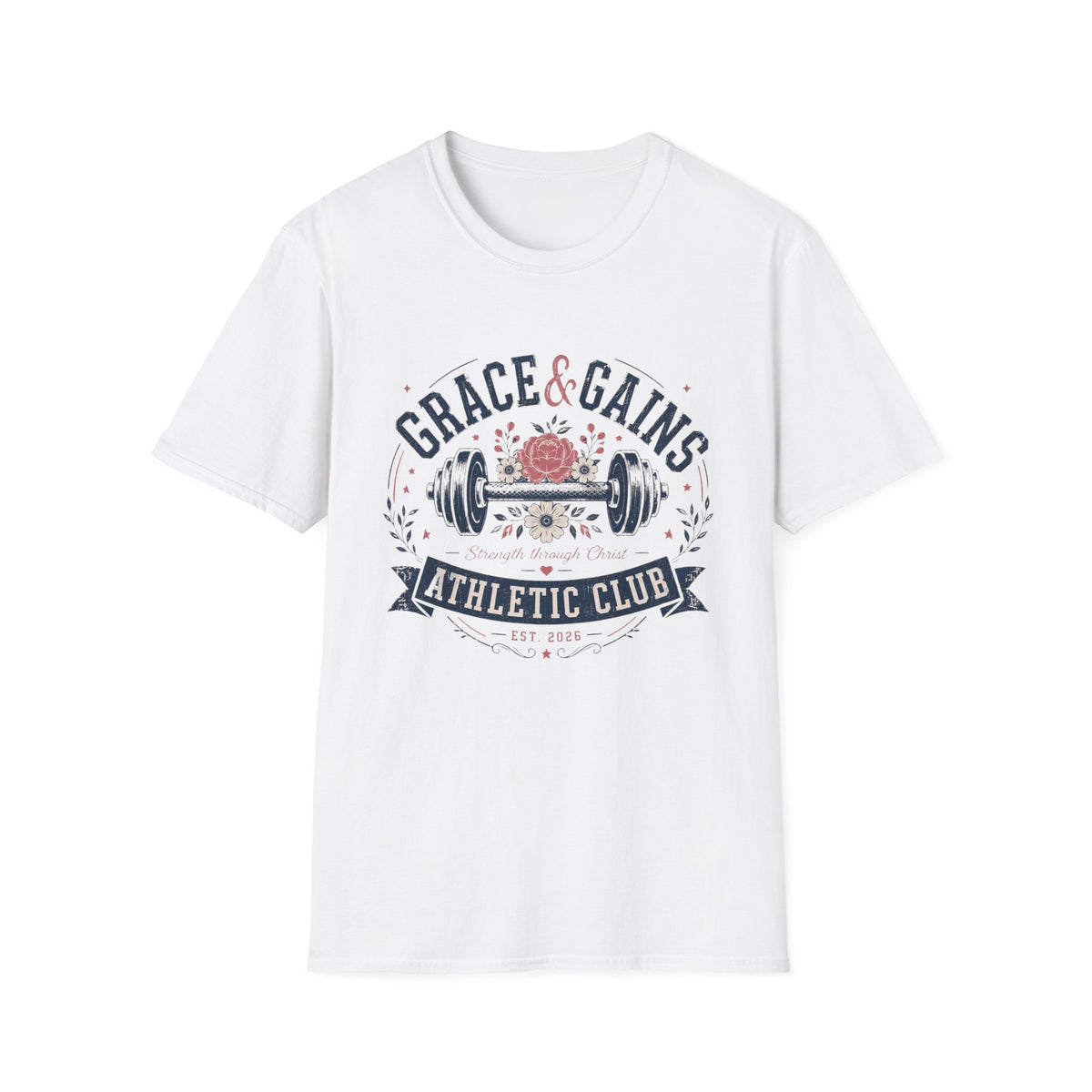 Grace & Gains Athletic Club T- Shirt