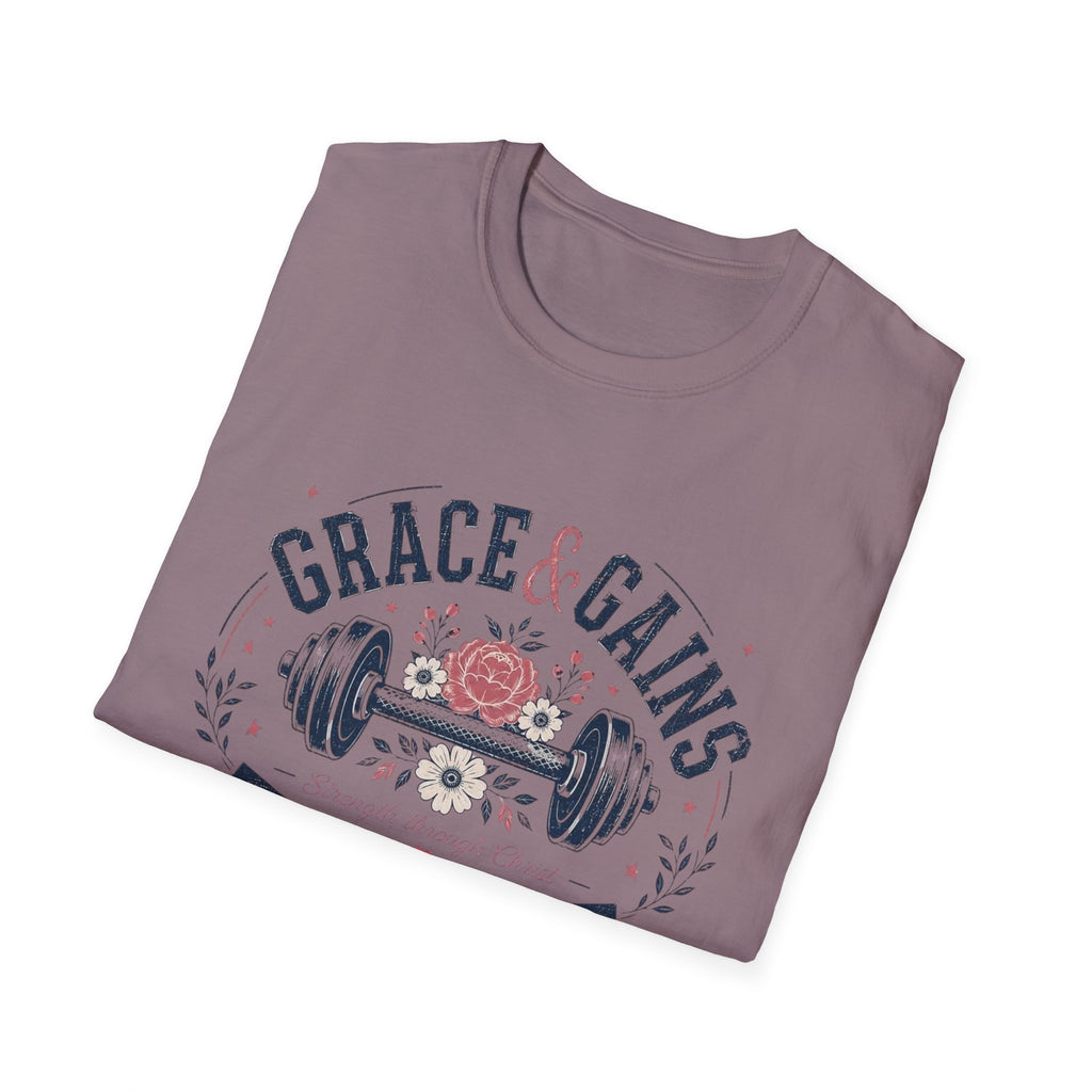 Grace & Gains Athletic Club T- Shirt