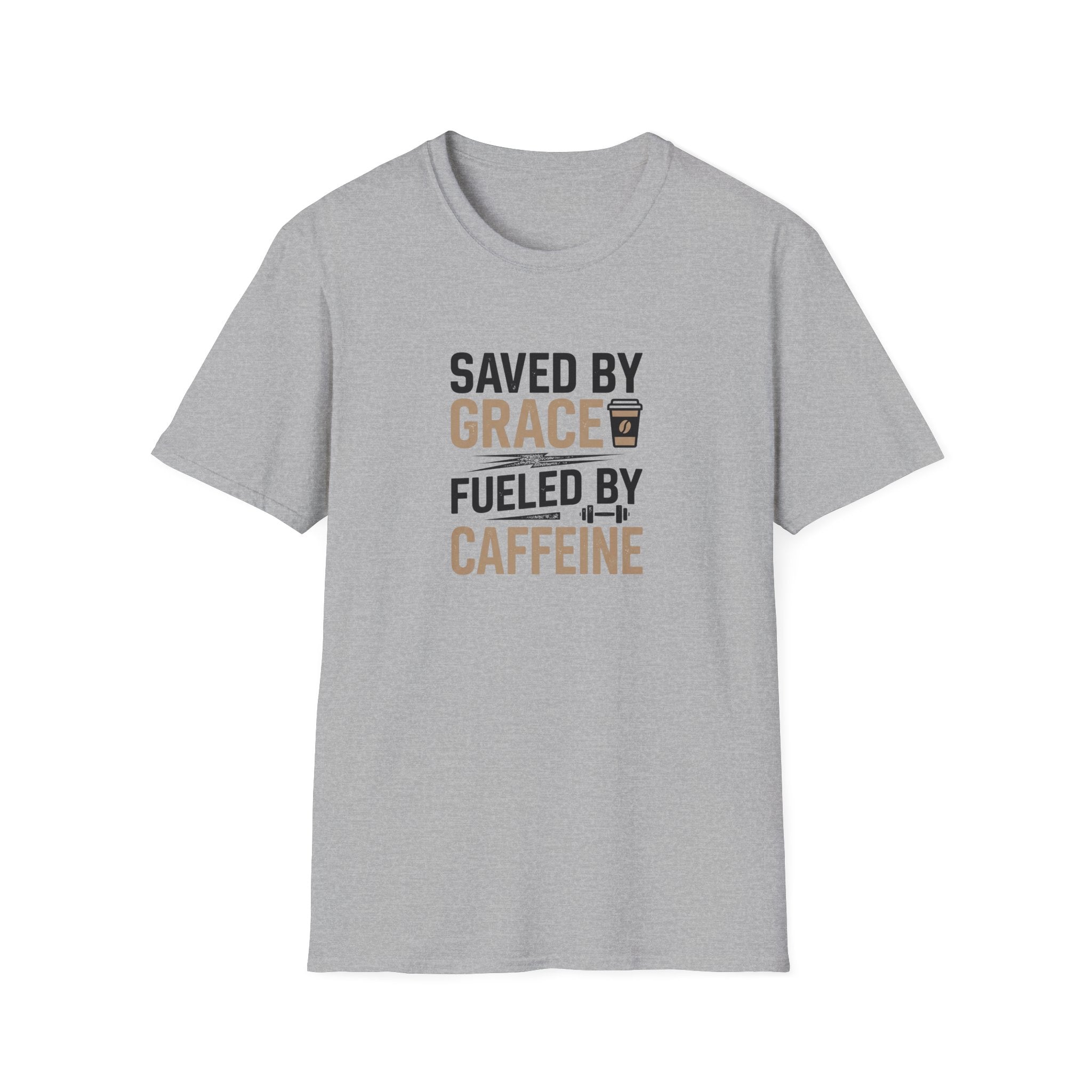 Saved By Grace Fueled By Caffeine T-Shirt