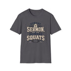 Sunday Sermons Monday Squats T-Shirt