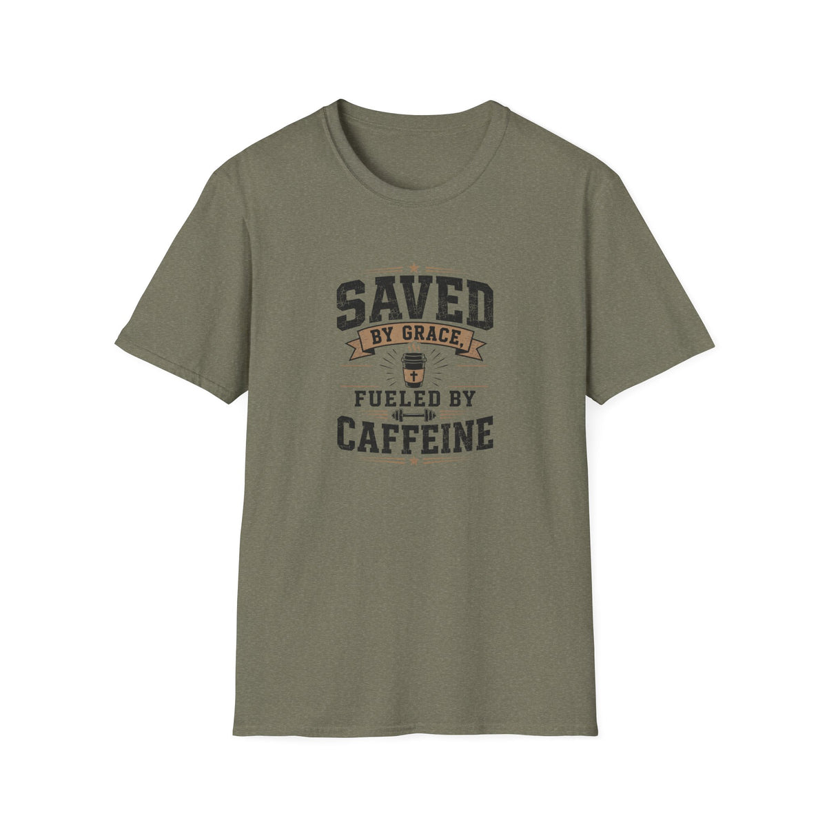 Saved By Grace Fueled By Caffeine T-Shirt