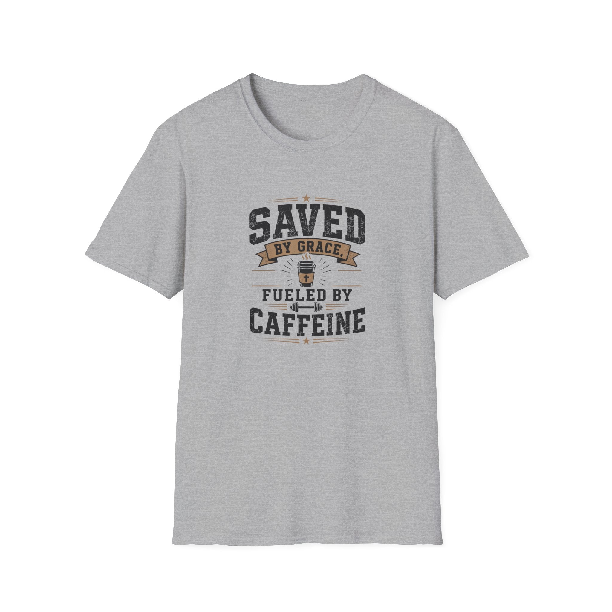 Saved By Grace Fueled By Caffeine T-Shirt
