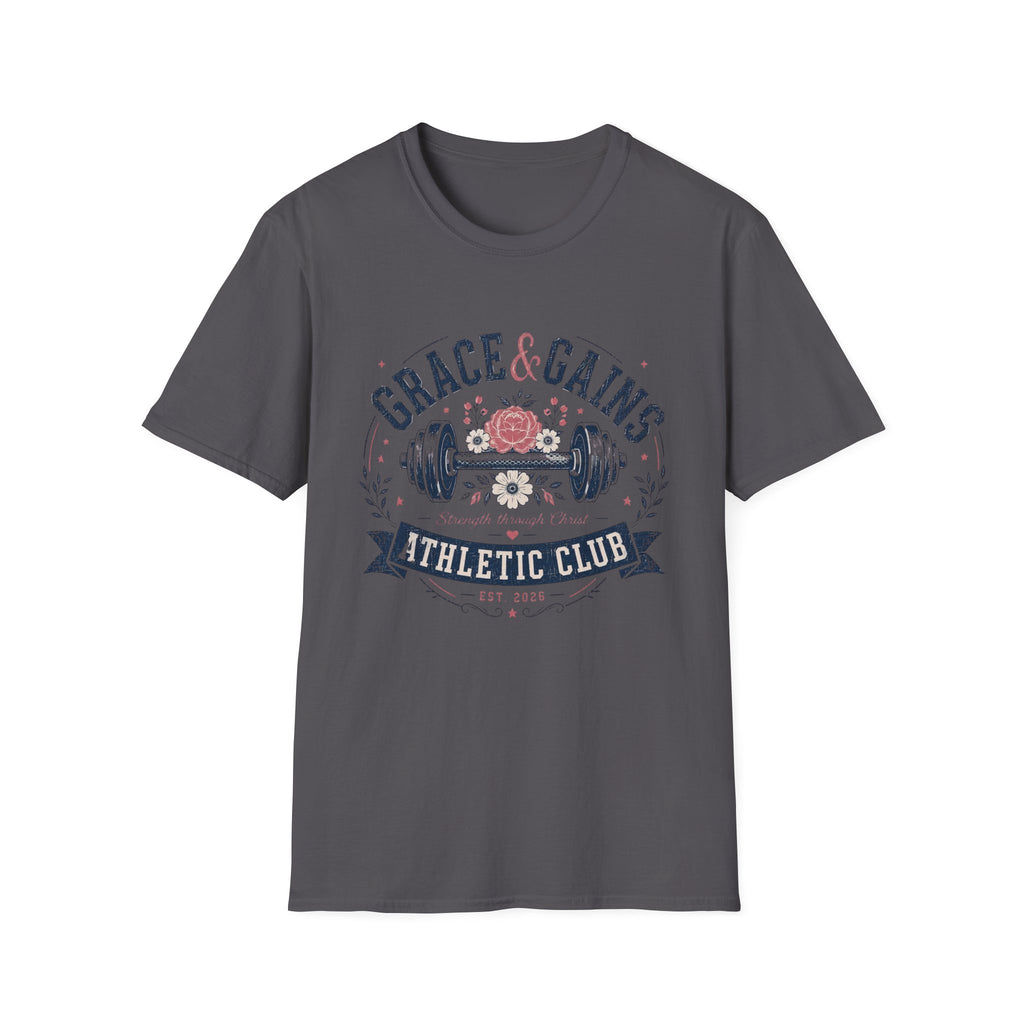 Grace & Gains Athletic Club T- Shirt