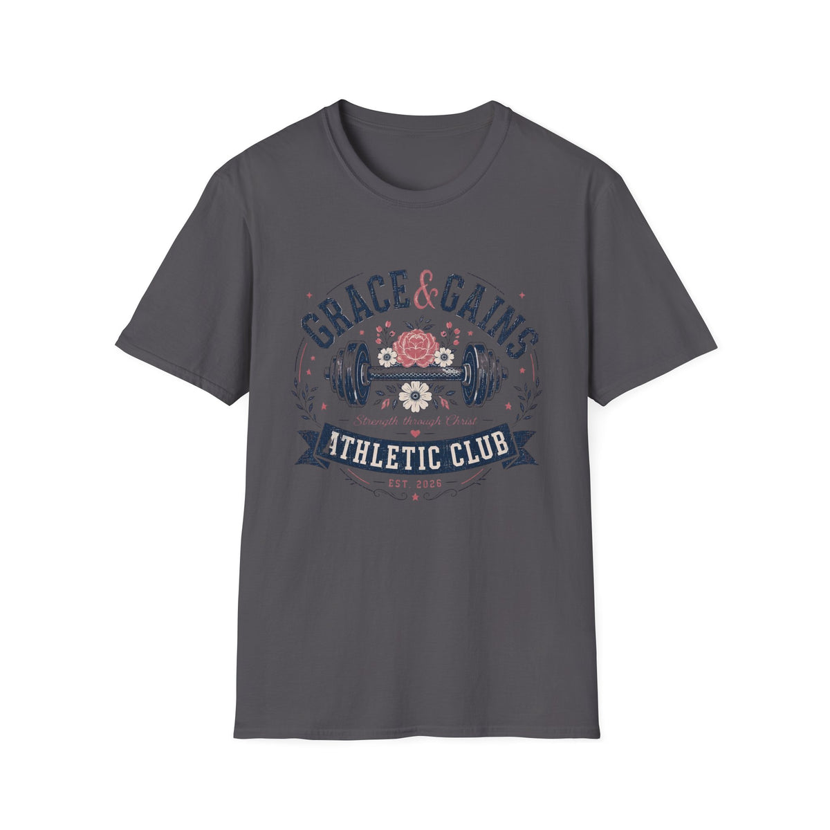Grace & Gains Athletic Club T- Shirt