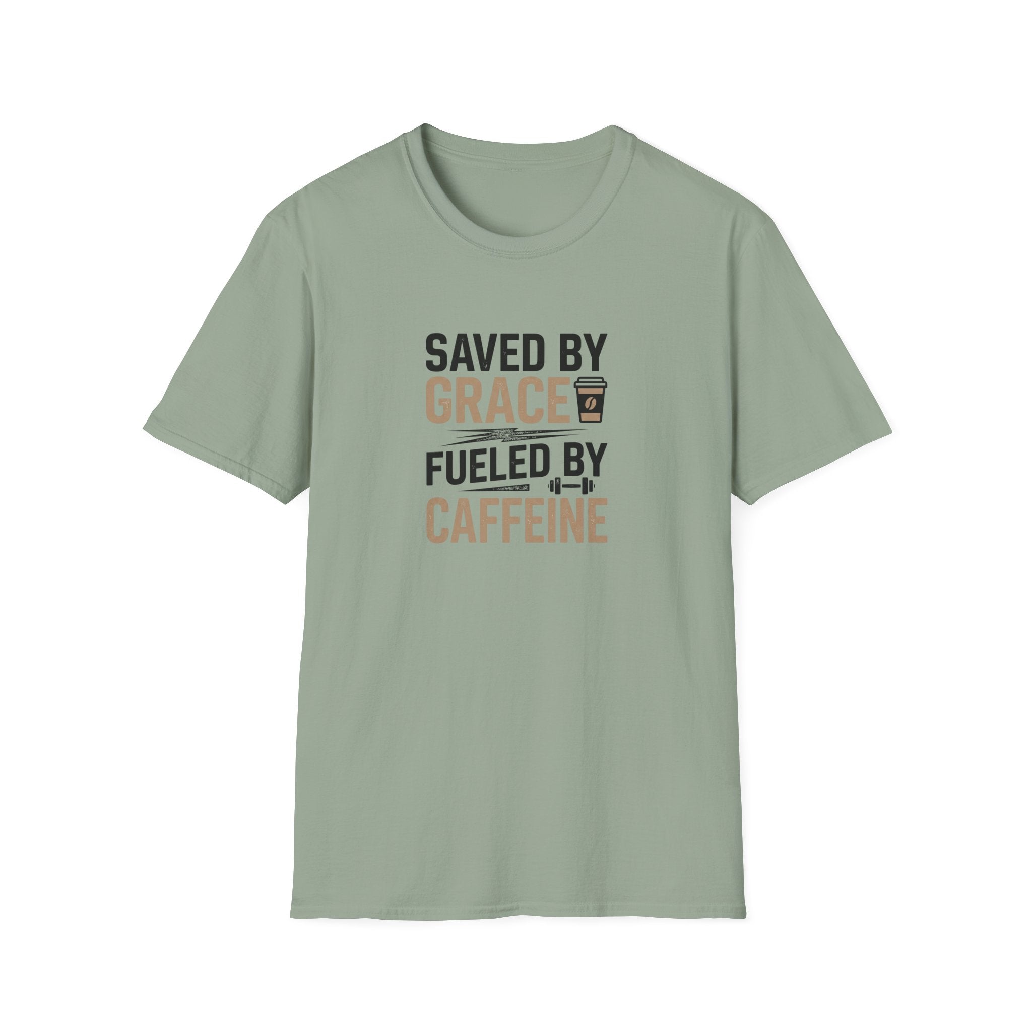 Saved By Grace Fueled By Caffeine T-Shirt