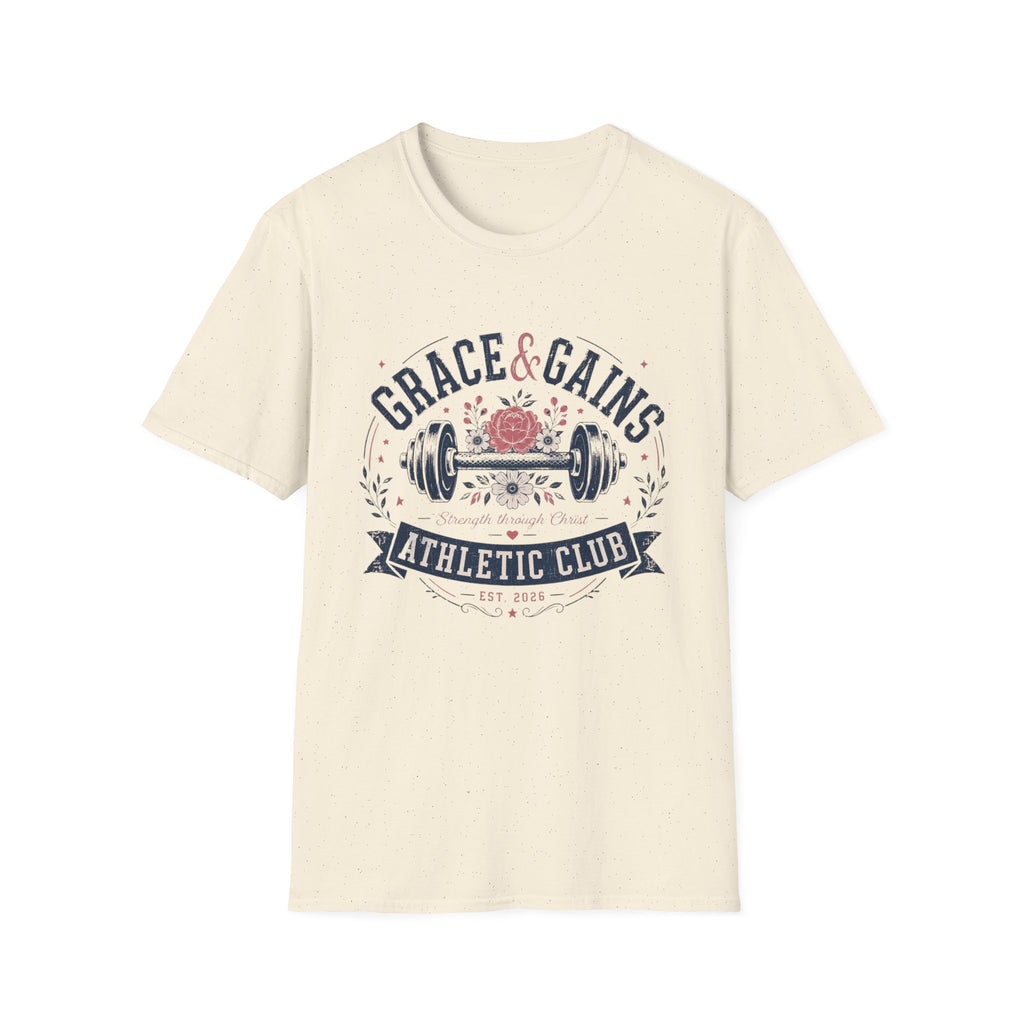 Grace & Gains Athletic Club T-Shirt
