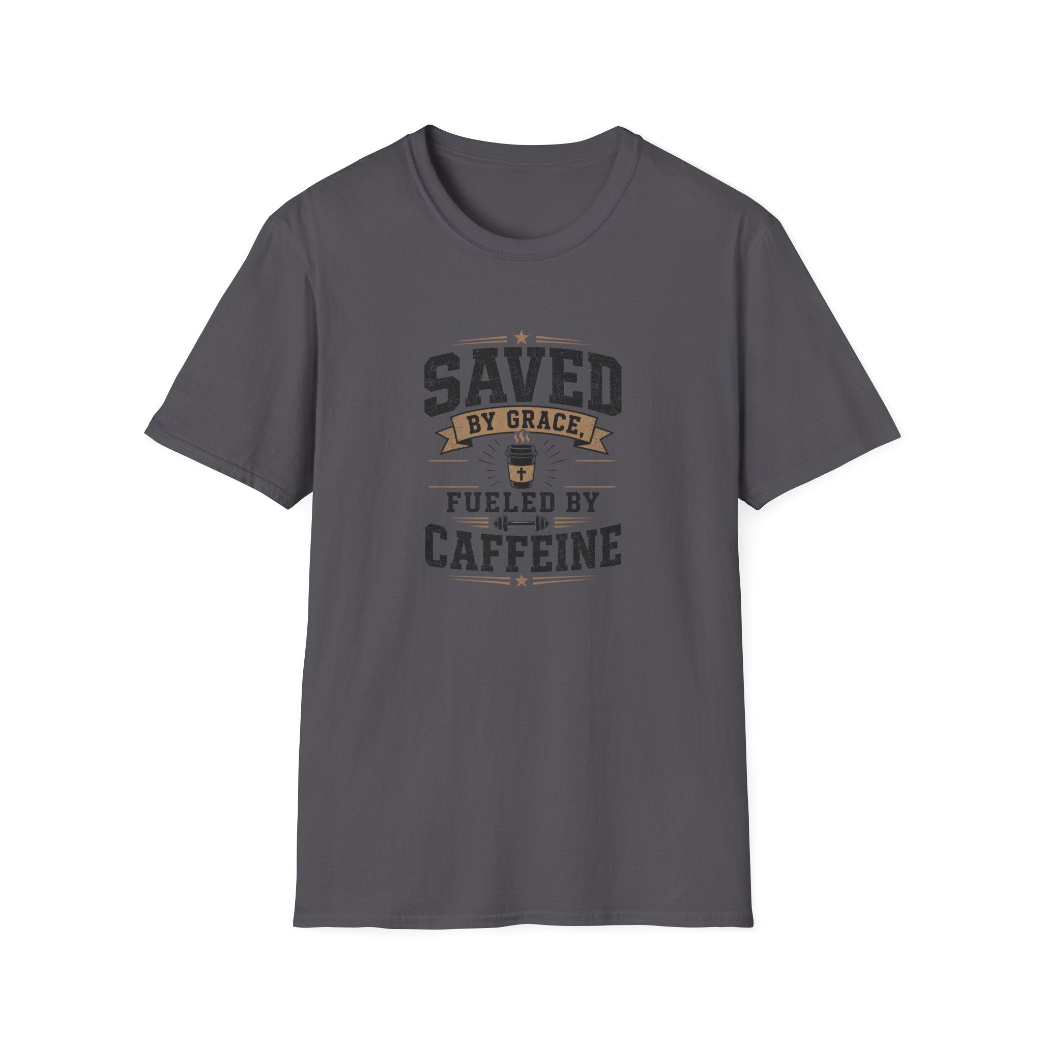 Saved By Grace Fueled By Caffeine T-Shirt
